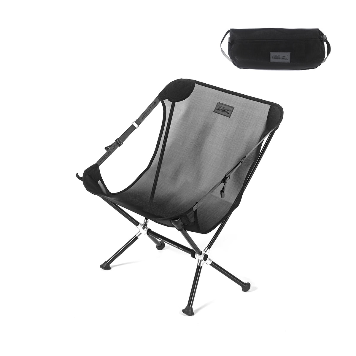 Springhill 揺光·アウトドアチェア-メッシュ 軽量化 折りたたみ 耐荷重135kg