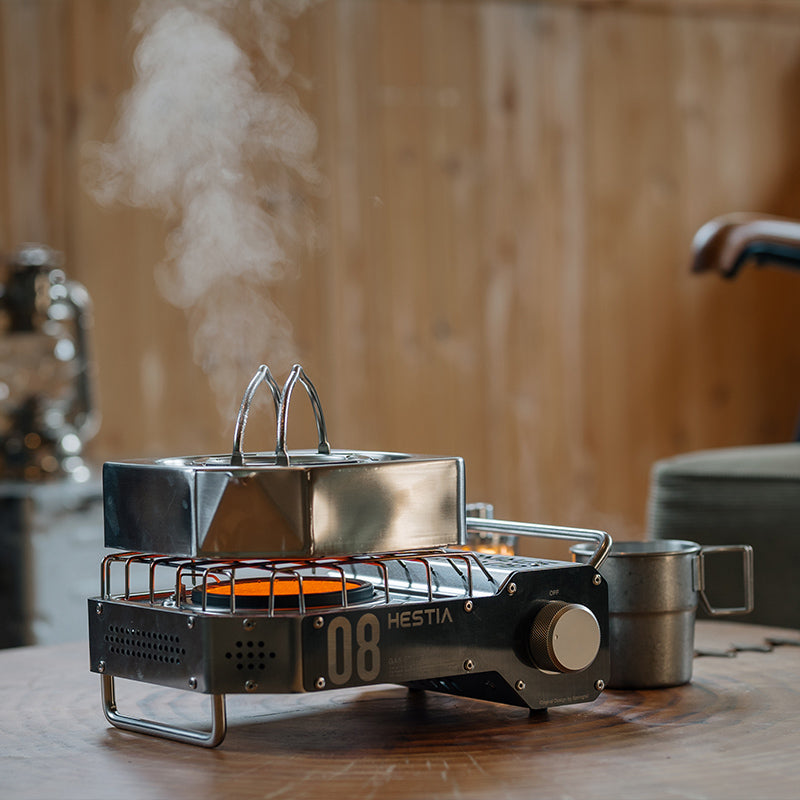 Springhill 祝融カセットコンロ シングルバーナー アウトドア 防災グッズ 卓上用 停電対策 軽量 小型 持ち運びやすい キャンプ