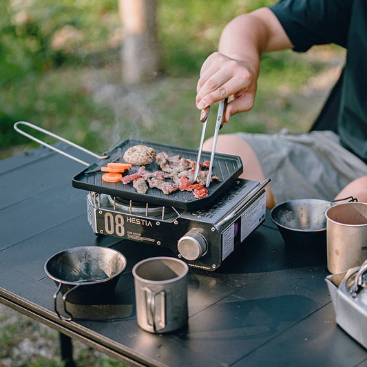 Springhill 祝融カセットコンロ シングルバーナー アウトドア 防災グッズ 卓上用 停電対策 軽量 小型 持ち運びやすい キャンプ