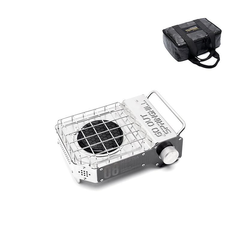 Springhill 祝融カセットコンロ シングルバーナー アウトドア 防災グッズ 卓上用 停電対策 軽量 小型 持ち運びやすい キャンプ